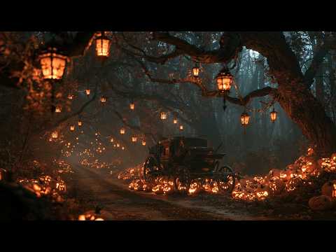 Relaxing Halloween Ambience And Spooky Autumn Night Sounds For Deep Sleep And Focus