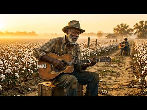 1930s Delta Blues Revival 🌾 | Old Bluesman in the Mississippi Cotton Fields