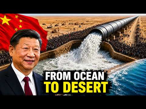 China Pumped BILLIONS Of Litres Of Ocean Water Into A Dead Desert — What Happened Next Was Shocking