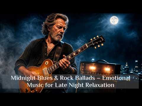 🌙🎸 Midnight Blues & Rock Ballads – Emotional Music for Late Night Relaxation