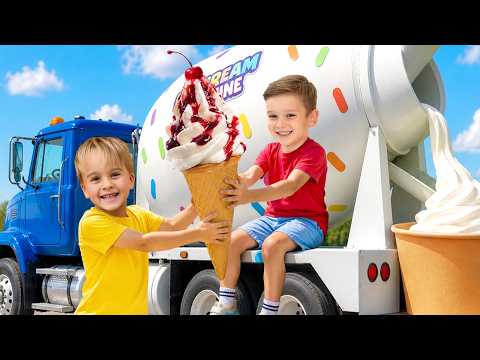 Kids learn how to make different Ice Cream with Vlad and Niki