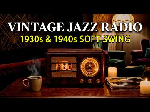 No Ads Vintage Jazz Radio – 1930s 1940s Timeless Jazz & Smooth Swing for Relaxation