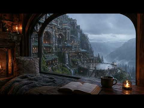 Escaping to Basgiath: Fourth Wing Inspired Reading Ambience | Sleeping and relaxing rain