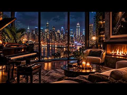1 Hour of Smooth Jazz 🌙Relaxing Nighttime Jazz for Studying, Working & Unwinding