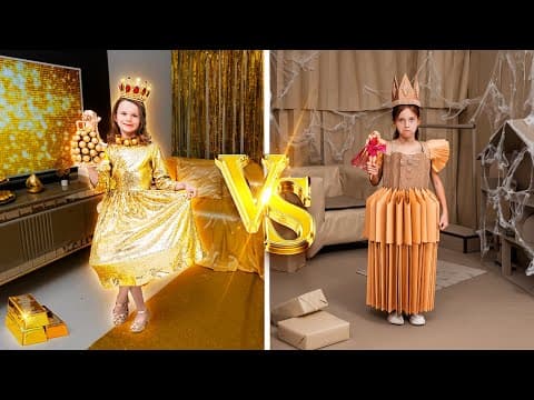 Rich Princess vs. Broke Princess! Who Wins?