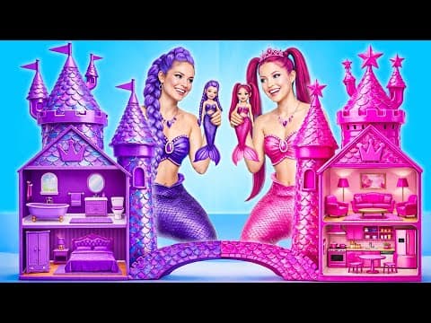 We Build Amazing Rumi x Mira Mermaid House | DIY For K-Pop Demon Hunters by PiPi Pop