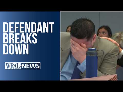 Defendant in the Faith Hedgepeth murder trial breaks down.