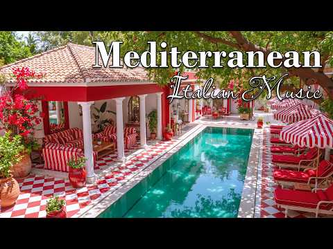 🎶 Italian Vibes & Mediterranean Music 🎶 Amalfi Coast, Portofino & Lake Como Relaxing Escape 4K
