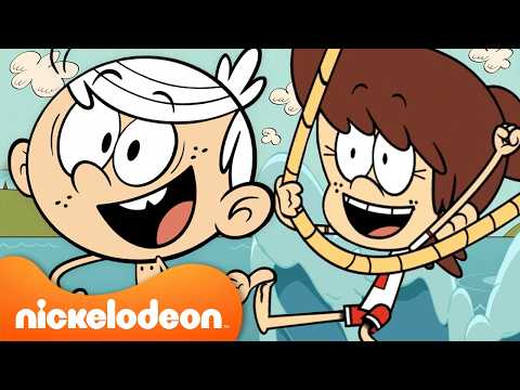 Loud House | 1 hora de diversão ao ar livre com os Loud! 🌳☀️ | Nickelodeon em Português