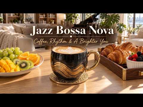 Peaceful Morning Jazz ~ Warm Bossa Nova for Reading, Work and Coffee Time