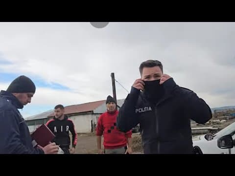 A primit brățară in Baba Ana, a fost condurat și zmeu , polițiști cu grămada dupa el