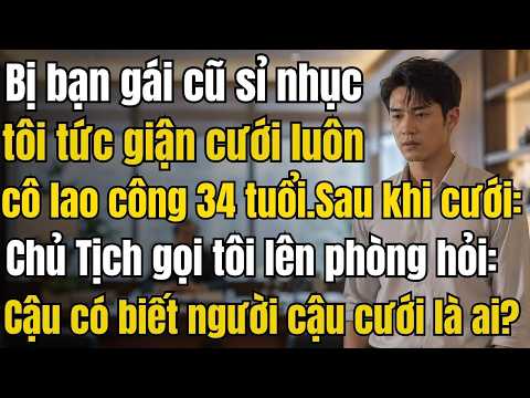 Bị bạn gái cũ sỉ nhục, tôi tức giận cưới luôn một cô lao công 34 tuổi. Sau khi kết hôn, tôi bị chủ
