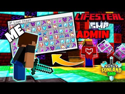 I Found ADMIN'S Secret Base in This Deadliest Minecraft Lifesteal SMP