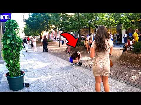 She was Absolutely Terrified!! Funniest Reactions!! Bushman Prank!!