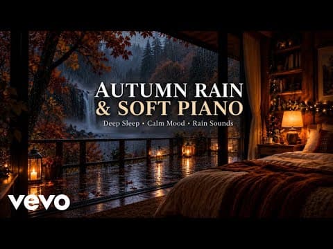 [Playlist] When You Don’t Want to Think About Anything This Autumn | Piano & Rain Sounds for Sleep
