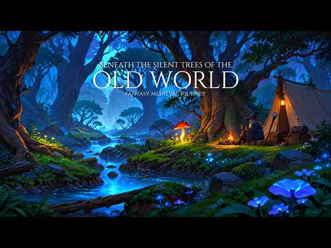 Quiet Fantasy Medieval Music for Inner Peace & Focus | Beneath the Silent Trees of the Old World