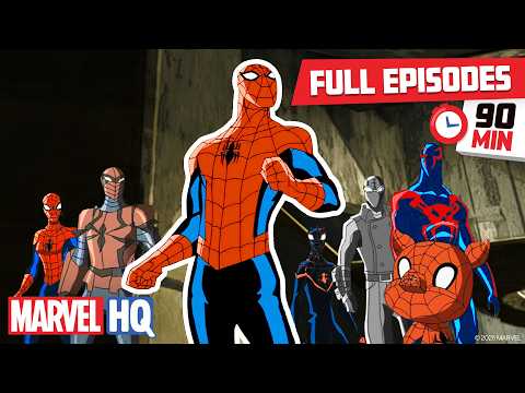 The Spider-Verse 🕷️ Ultimate Spider-Man S3 Eps 12-15 | Full Episodes | ‪‪‪@MarvelHQ