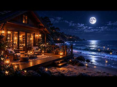 Drift Into Deep Sleep 🌙 Soft Piano & Night Ocean Waves • Calm Your Mind, Stop Overthinking & Relax