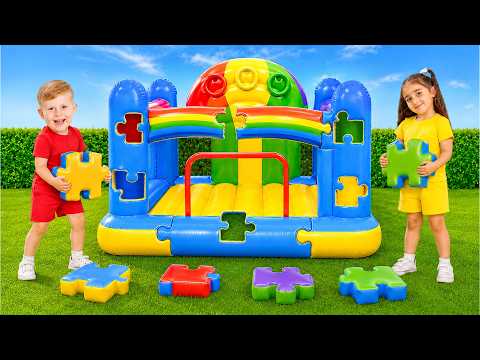 Kids Play with Magic Puzzles