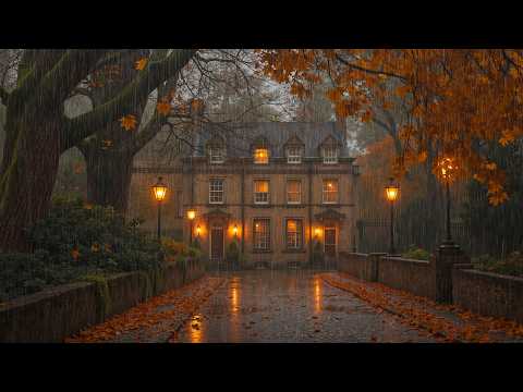The Mansion Waiting in the Quiet of Autumn Rain | Lost Evenings & Dark Academia Piano