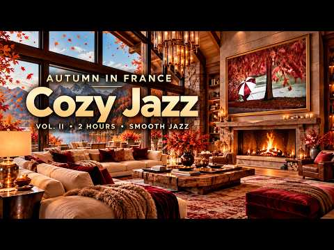 Cozy Autumn Jazz for Relaxation 🍂  AUTUMN IN FRANCE Vol  II  2 Hours