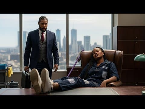 Billionaire with OCD Caught Cleaner Sleeping in His Chair...So He Took Her Freedom #tales