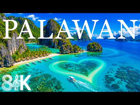 PALAWAN 8K UHD | El Nido, Coron & Crystal Clear Lagoons