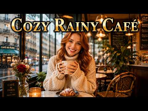 Paris Café in the Rain | Cozy Accordion Music for Studying & Relaxing