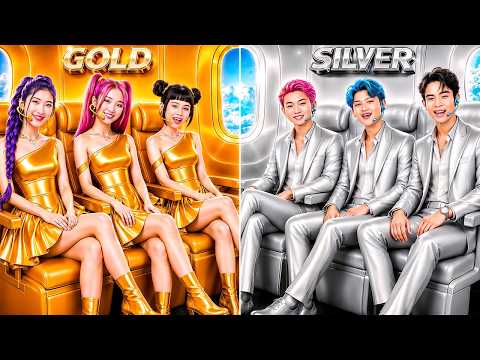 Golden Huntrix Vs Silver Saja Boys At Talent Contest!