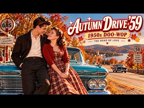 Autumn Drive ’59 🍂 | 1950s Doo-Wop, Vintage Love & Road Trip Memories