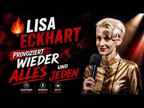 🔥 Lisa Eckhart provoziert wieder alles und jeden#lisaeckhart #comedy #humor 