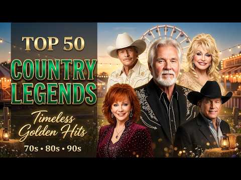 Top 50 Country Legends Greatest Hits 🤠 Kenny Rogers, Alan Jackson, George Strait, Dolly Parton