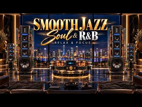 Smooth Jazz & Soul R&B 24/7 - Midnight Jazz Lounge | Relaxing Instrumental Vibes