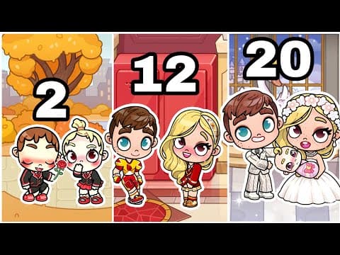 ✨Chase and Amber love story 🌻❤️ in Avatar World Pazu cute story ✨💕