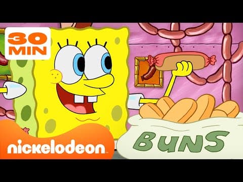 سبونج بوب يطبخ كل شيء ما عدا كرات السلطع 🍳 | سبونج بوب | Nickelodeon Arabia