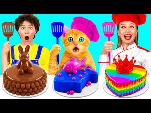 Me vs Grandma Cooking Challenge with Cat