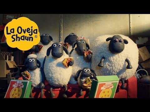 La Oveja Shaun 🐑 ¿Fiesta de pizza, piña? 🐑 Dibujos animados para niños