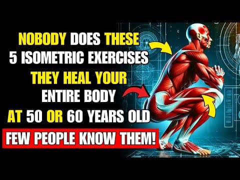 🔥 Only 5 Isometric Exercises to Strengthen Your Entire Body – Do Them at Home!
