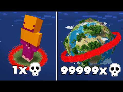 Minecraft But Dying expands the World's size!