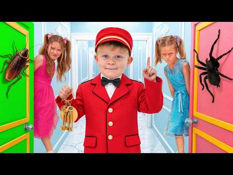 Hotel Nachbarn Abenteuer mit lustigen Mädchen | Kinderkomödie Video