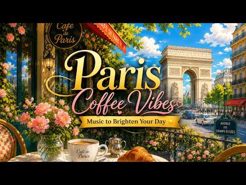 ☕ Paris Coffee Vibes 🇫🇷 | Music to Brighten Your Day ☀️ | Happy French Café Accordion & Musette