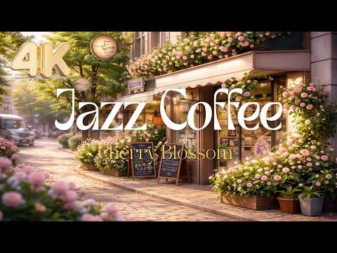 Spring Jazz | Quiet Indoor Café Ambience – Relax, Study &amp; Positive Morning Energy