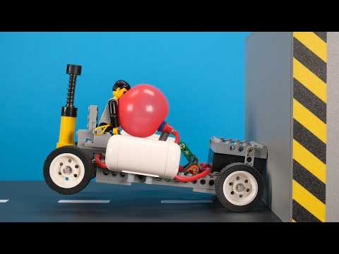 Can a LEGO Man SURVIVE a Crash Test?