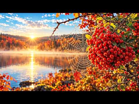 (No Ads) Beautiful Autumn Music 🍂 Soft Fall Melodies to Calm Your Thoughts & Soothe Your Soul