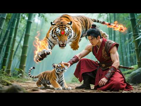 動作電影：猛虎來襲！功夫小子無所畏懼一拳將其擊殺！#功夫 #動作