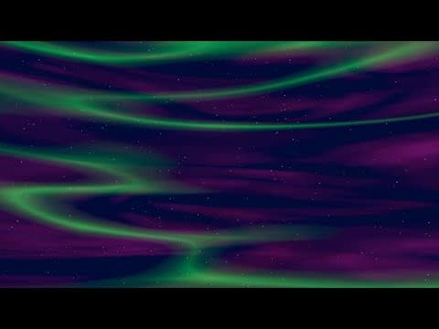 Silent Northern Lights Screensaver 🌌 4K HDR | Background for Deep Sleep &amp; Meditation (No Sound)