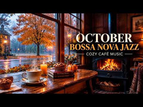 October Bossa Nova Jazz ☕ Relaxing Autumn Café Music for Work, Study & Chill