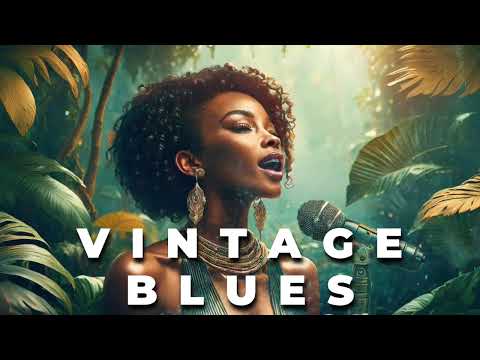 #247 Vintage Blues Music [🎙Raw Soulful Vocals ] Relaxing Night Escape l Retro Classics Style