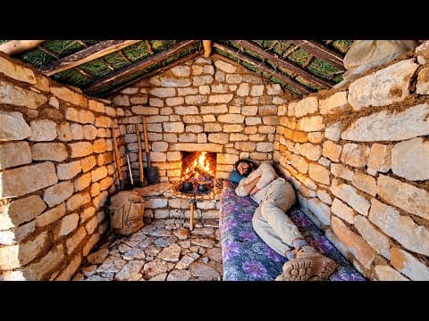 Building a Stone Cabin in the Zagros & Reviving a Dry Spring 💧🔥
