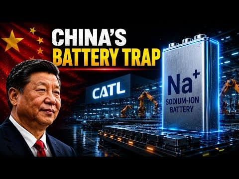 China's New "Salt" Battery Trapped America